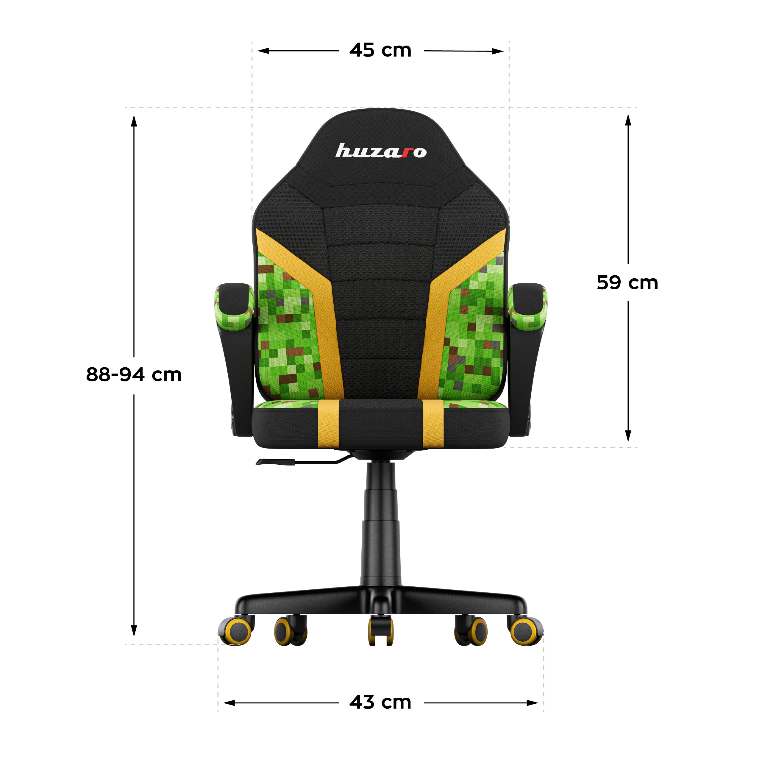 HUZARO RANGER 1.0 Pixel Mesh Kinderstoel voor Gaming