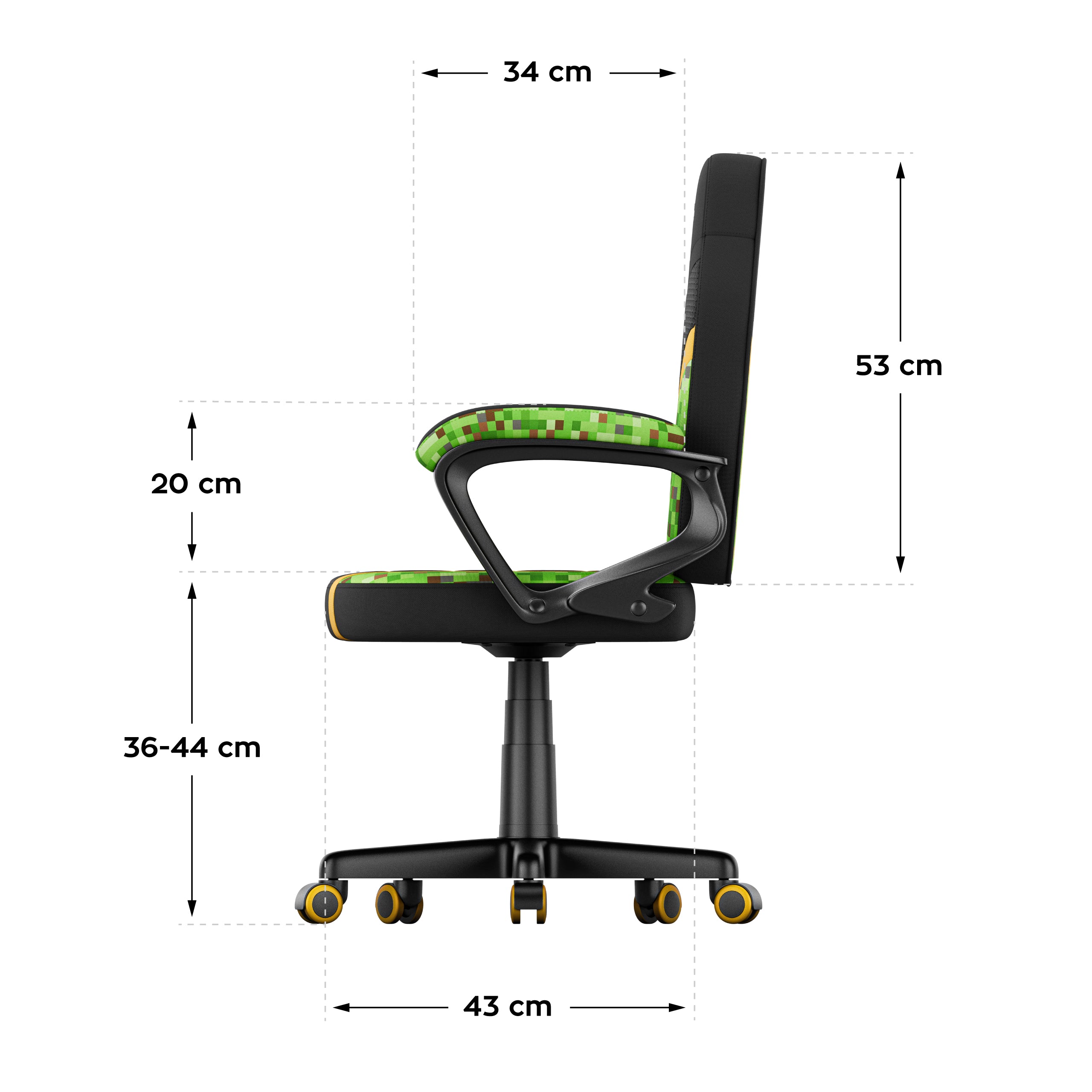 HUZARO RANGER 1.0 Pixel Mesh Kinderstoel voor Gaming