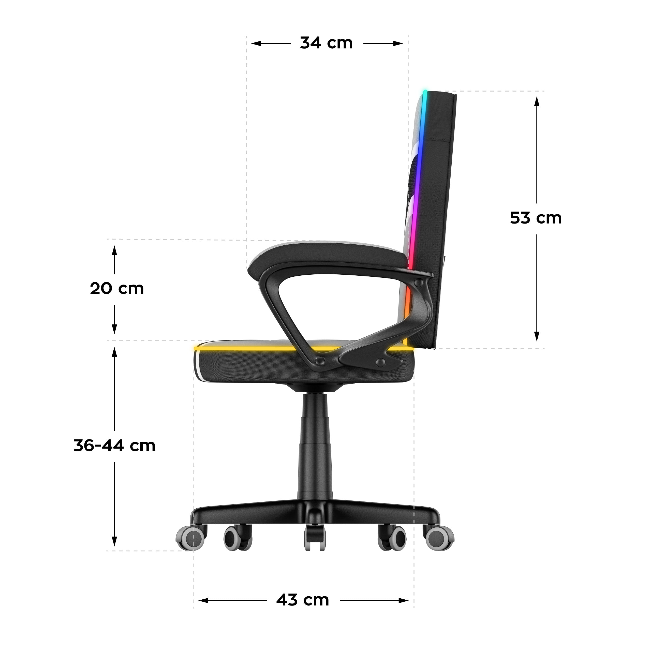 Huzaro Ranger 1.0 RGB kinderstoel
