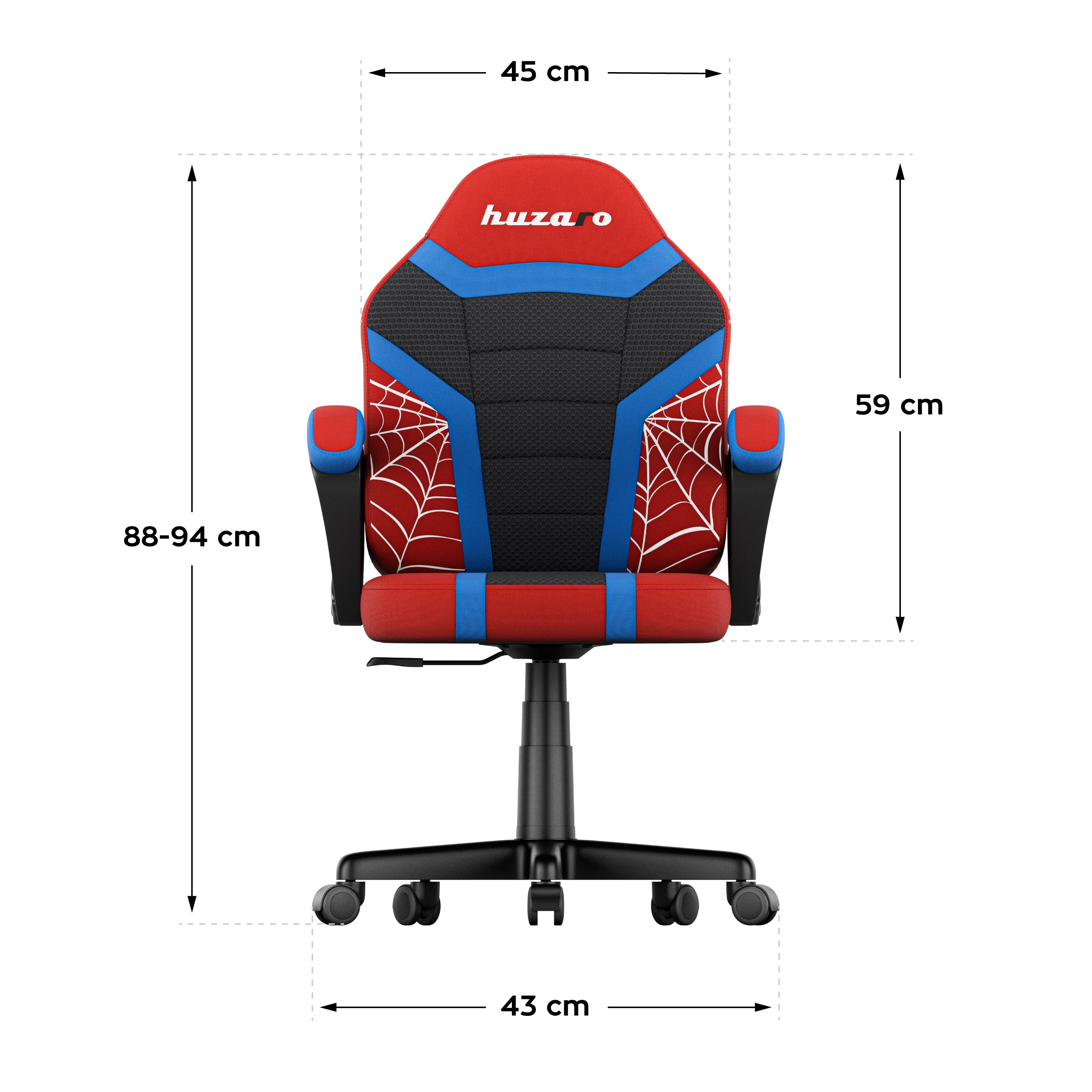 Huzaro Ranger 1.0 Spider Mesh Kinderstoel voor Gaming