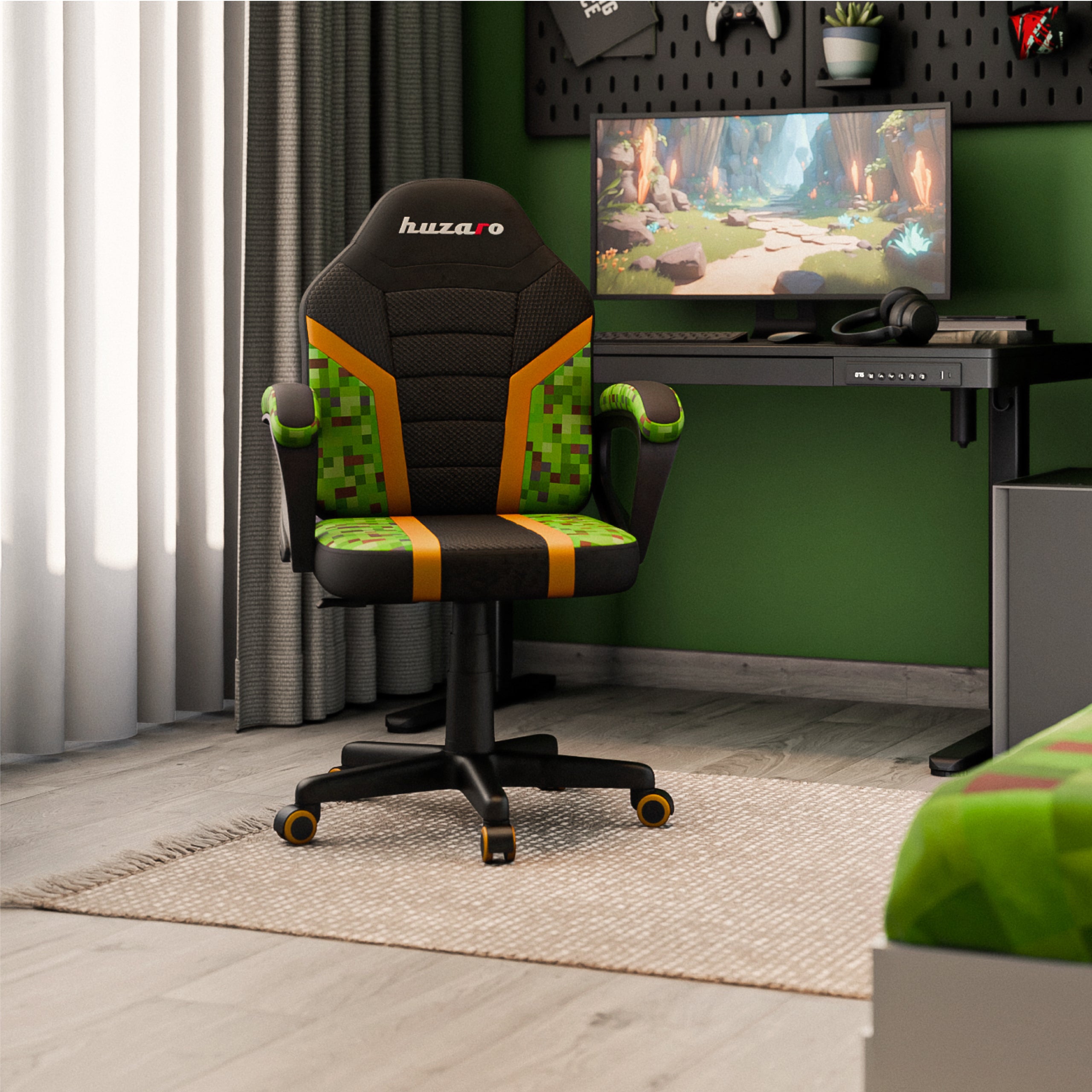 HUZARO RANGER 1.0 Pixel Mesh Kinderstoel voor Gaming