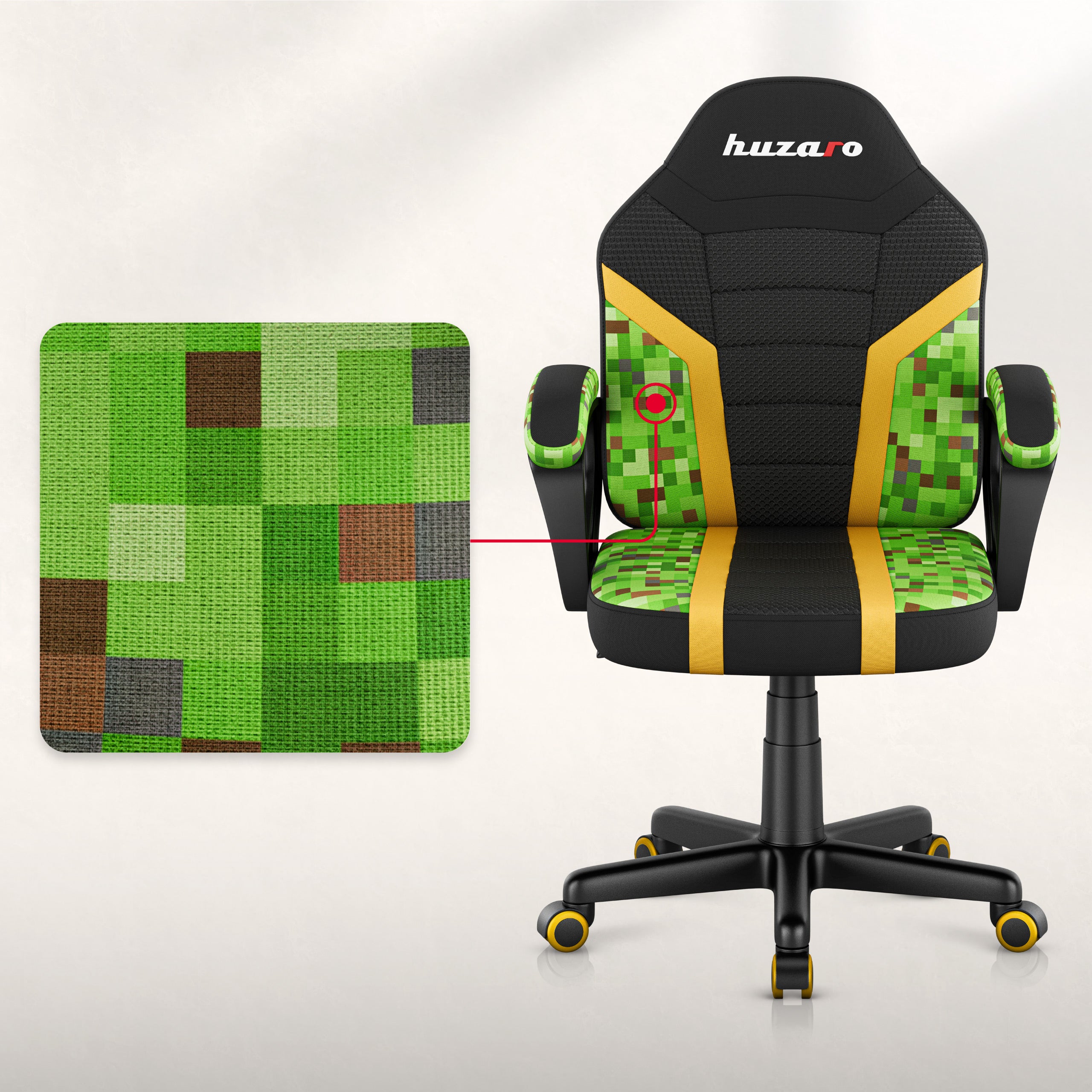HUZARO RANGER 1.0 Pixel Mesh Kinderstoel voor Gaming
