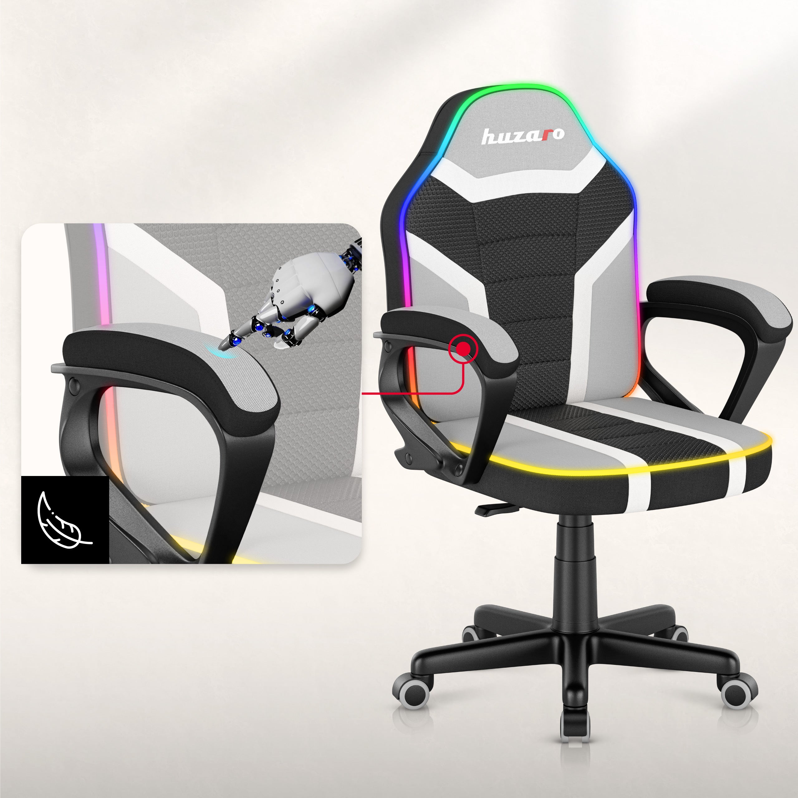 Huzaro Ranger 1.0 RGB kinderstoel