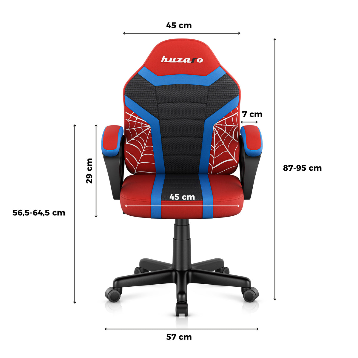 Huzaro Ranger 1.0 Spider Mesh Kinderstoel voor Gaming