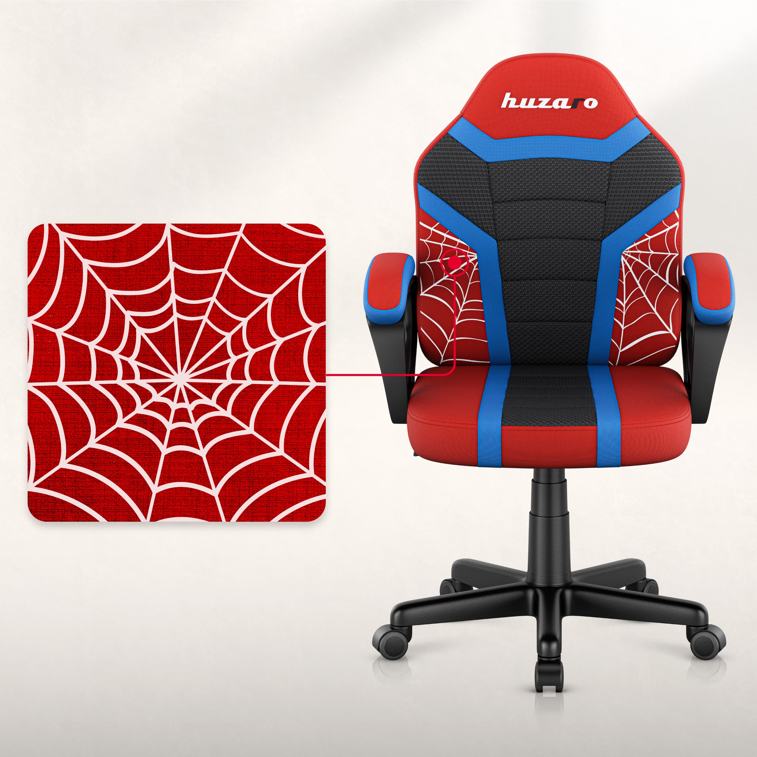 Huzaro Ranger 1.0 Spider Mesh Kinderstoel voor Gaming