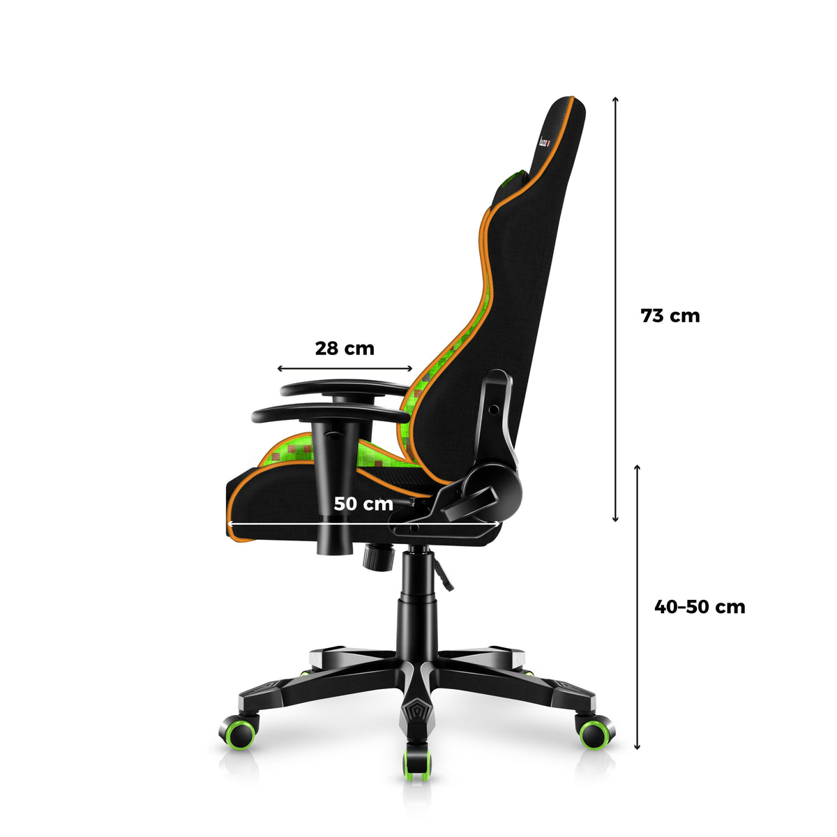 HUZARO RANGER 6.0 Pixel Mesh Kinderstoel voor Gaming