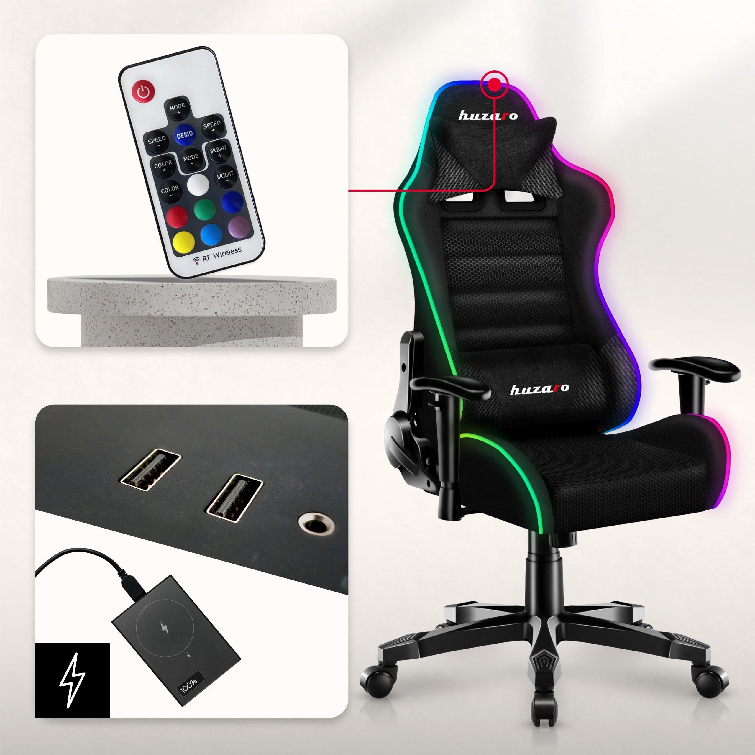 Op afstand bedienbare RGB-verlichting