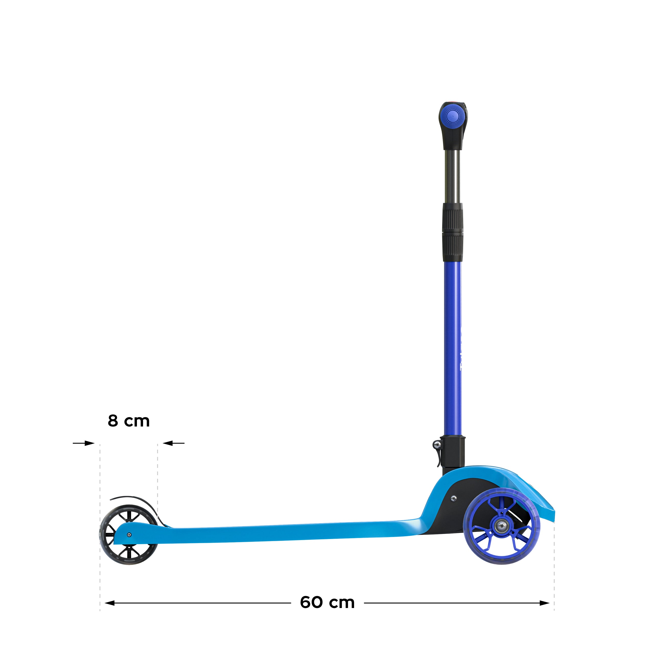 Tulano Rookie 25 Turquise LED loopscooter