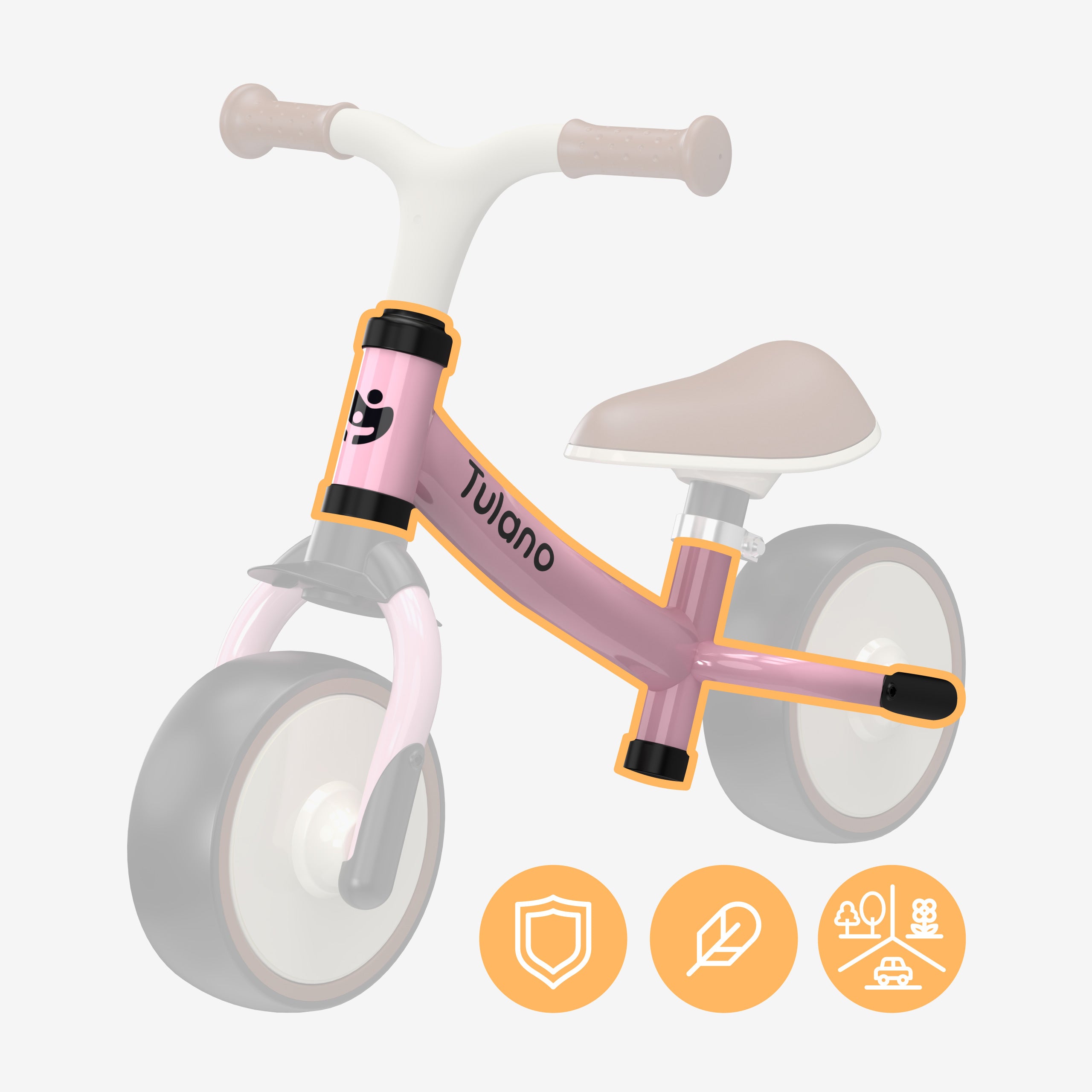Tulano Scout 15 Roze crossfiets