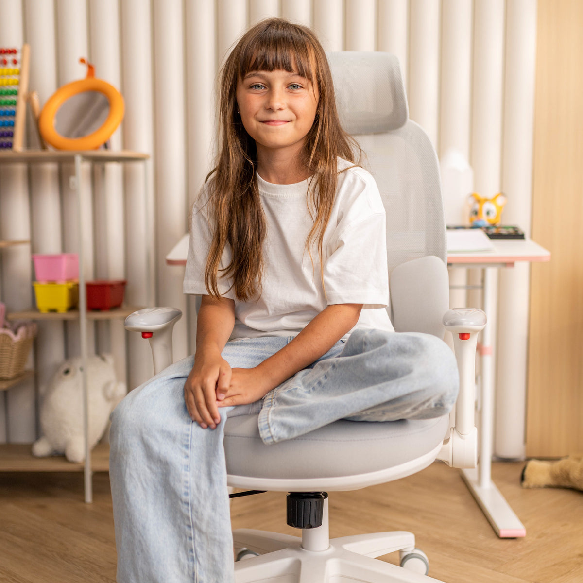 Mark Adler Junior 6.3 Grijze ergonomische kinderstoel
