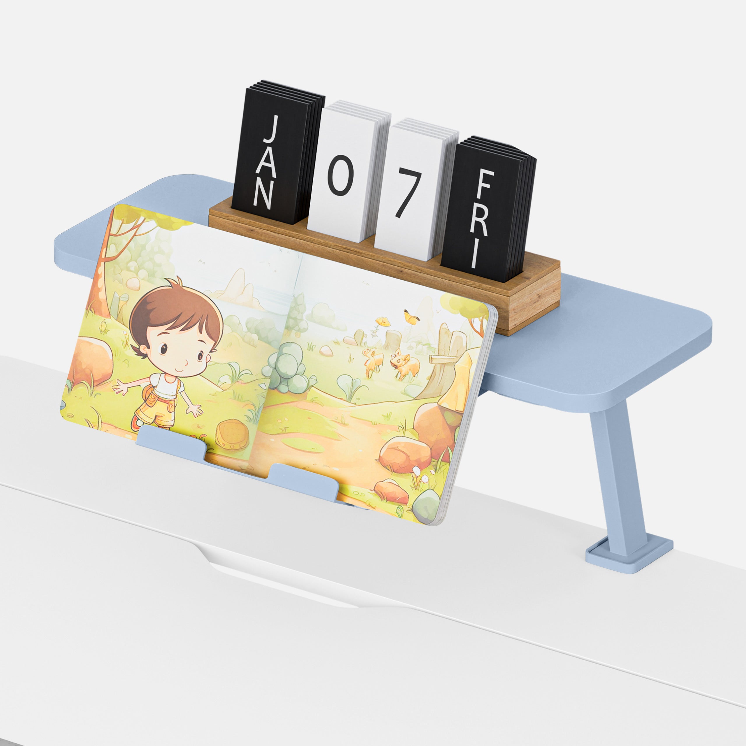 Mark Adler Study 3.7 Grijs 90 cm verstelbaar kinderbureau