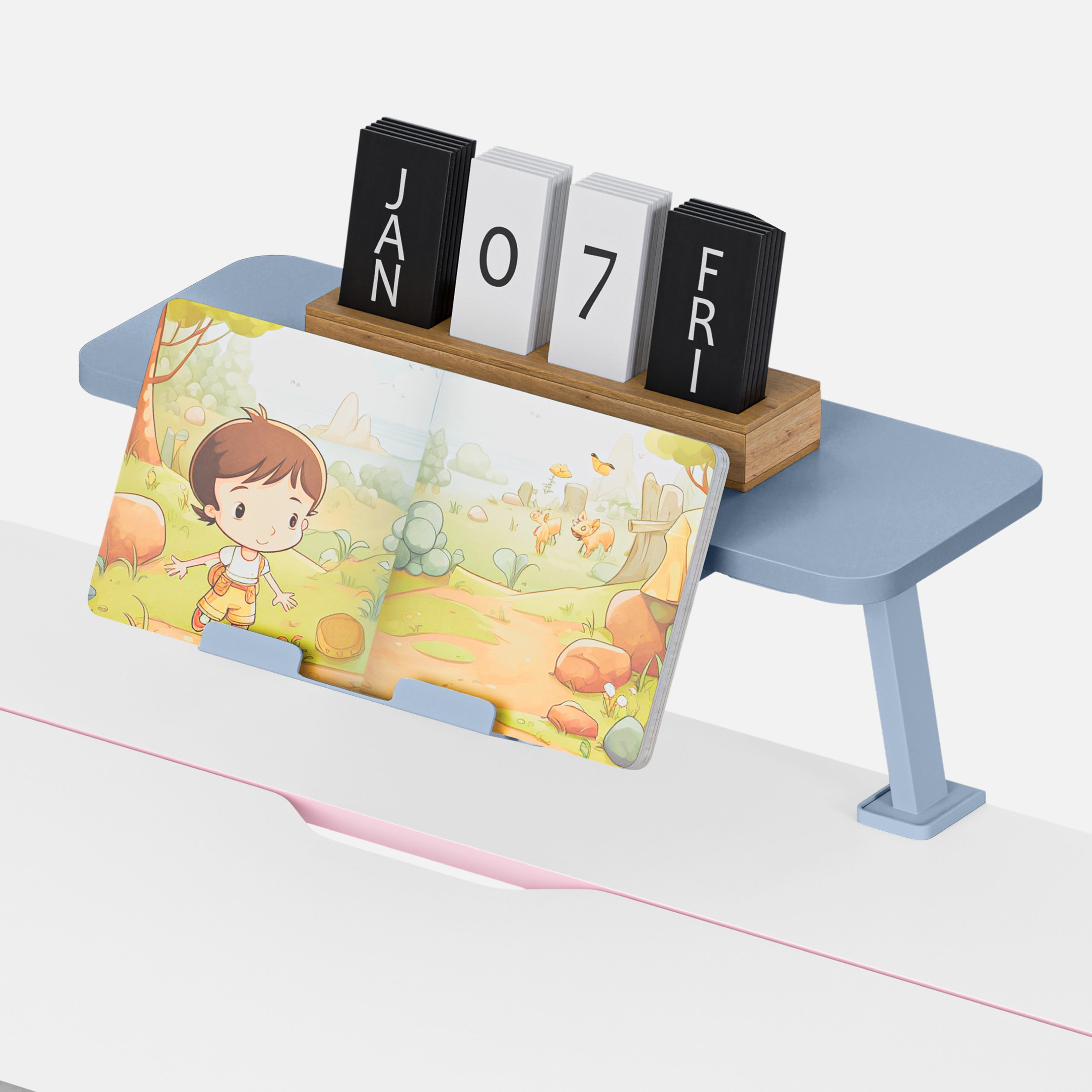 Mark Adler Study 3.7 Roze 90 cm verstelbaar kinderbureau