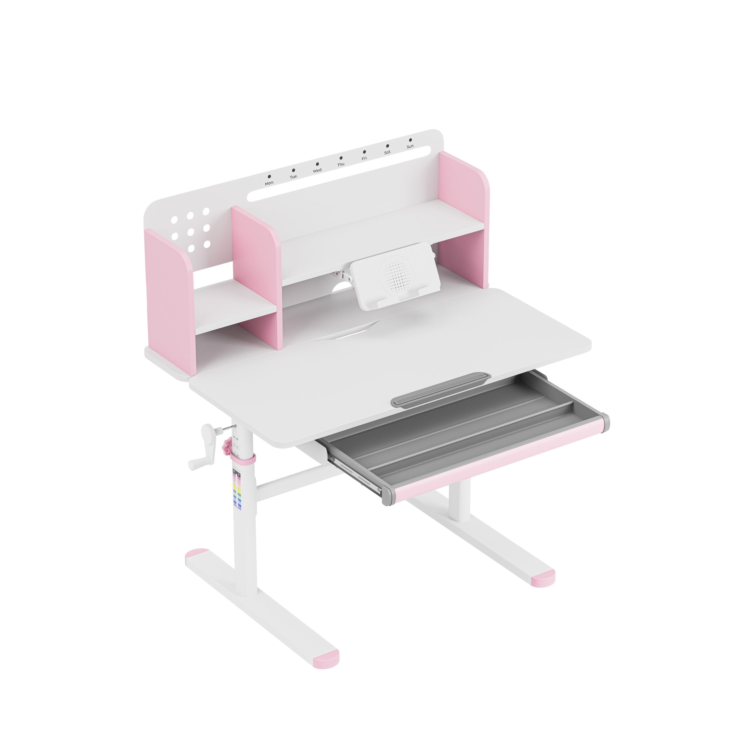 Ergonomisch kinderbureau Mark Adler Studie 5.0 Roze 90 cm
