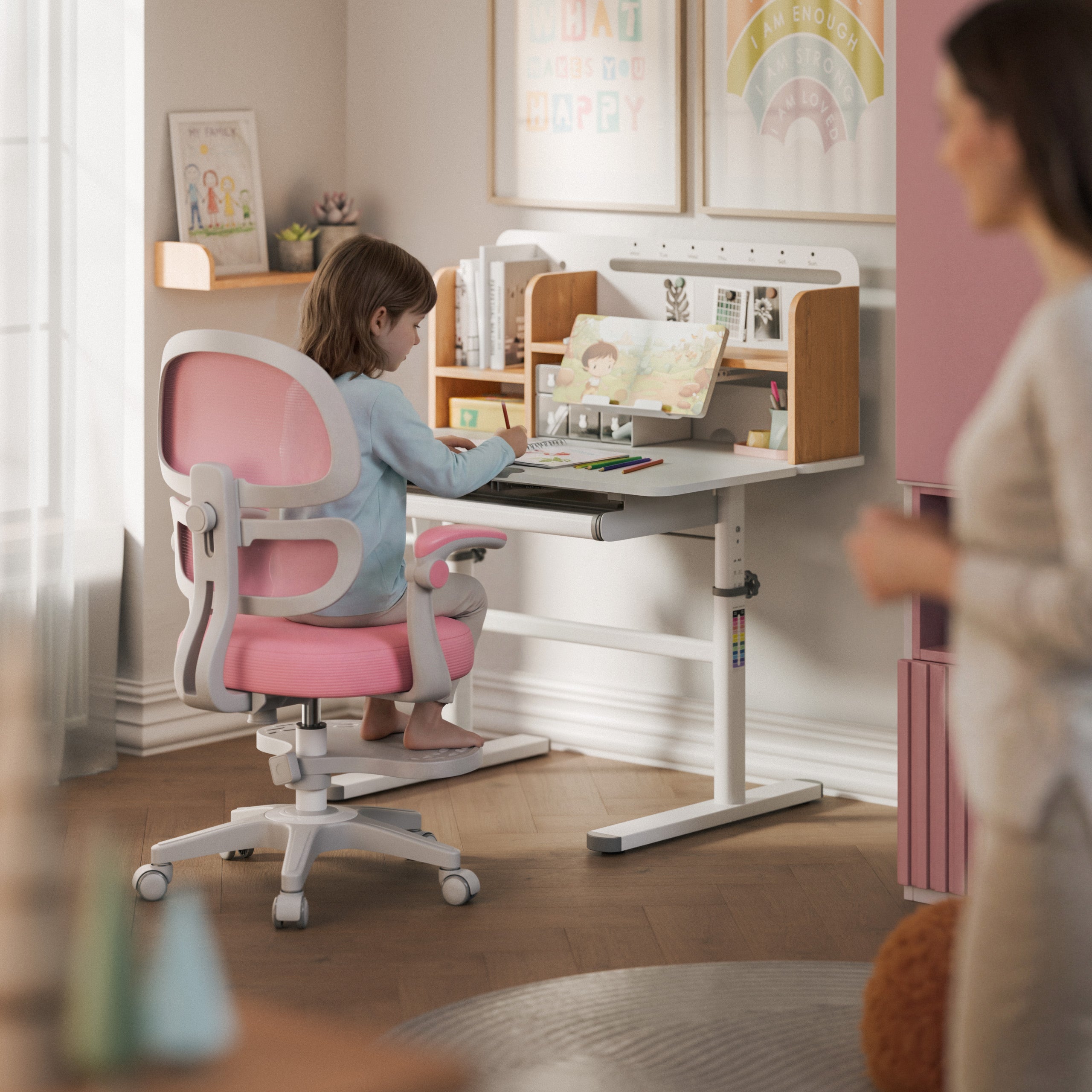 Een bureau dat meegroeit met je kind