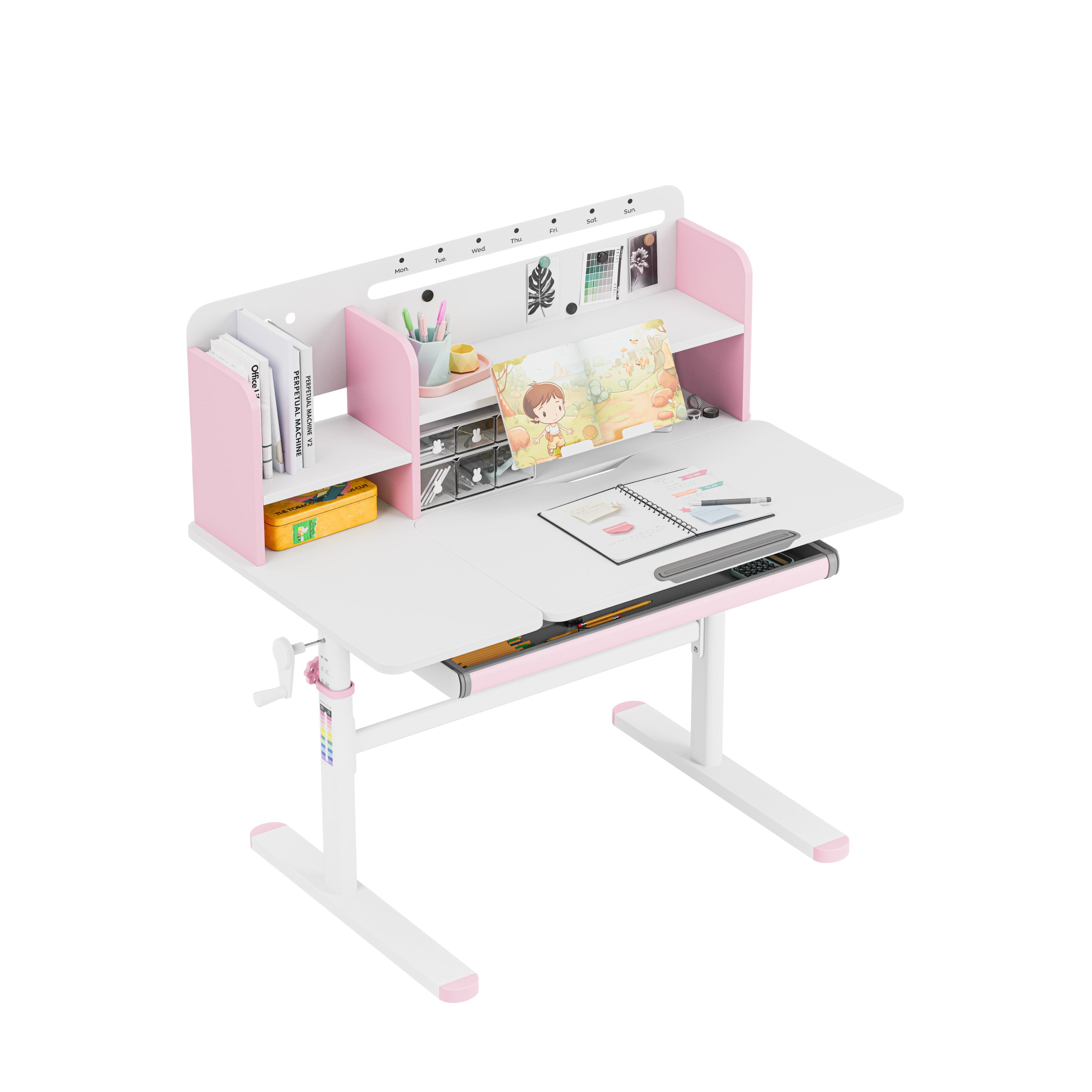 Mark Adler Studie 5,7 Roze 100 cm kinderbureau