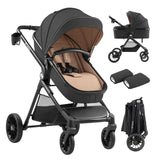 Multifunctionele 2-in-1 kinderwagen Toledo 35 Black