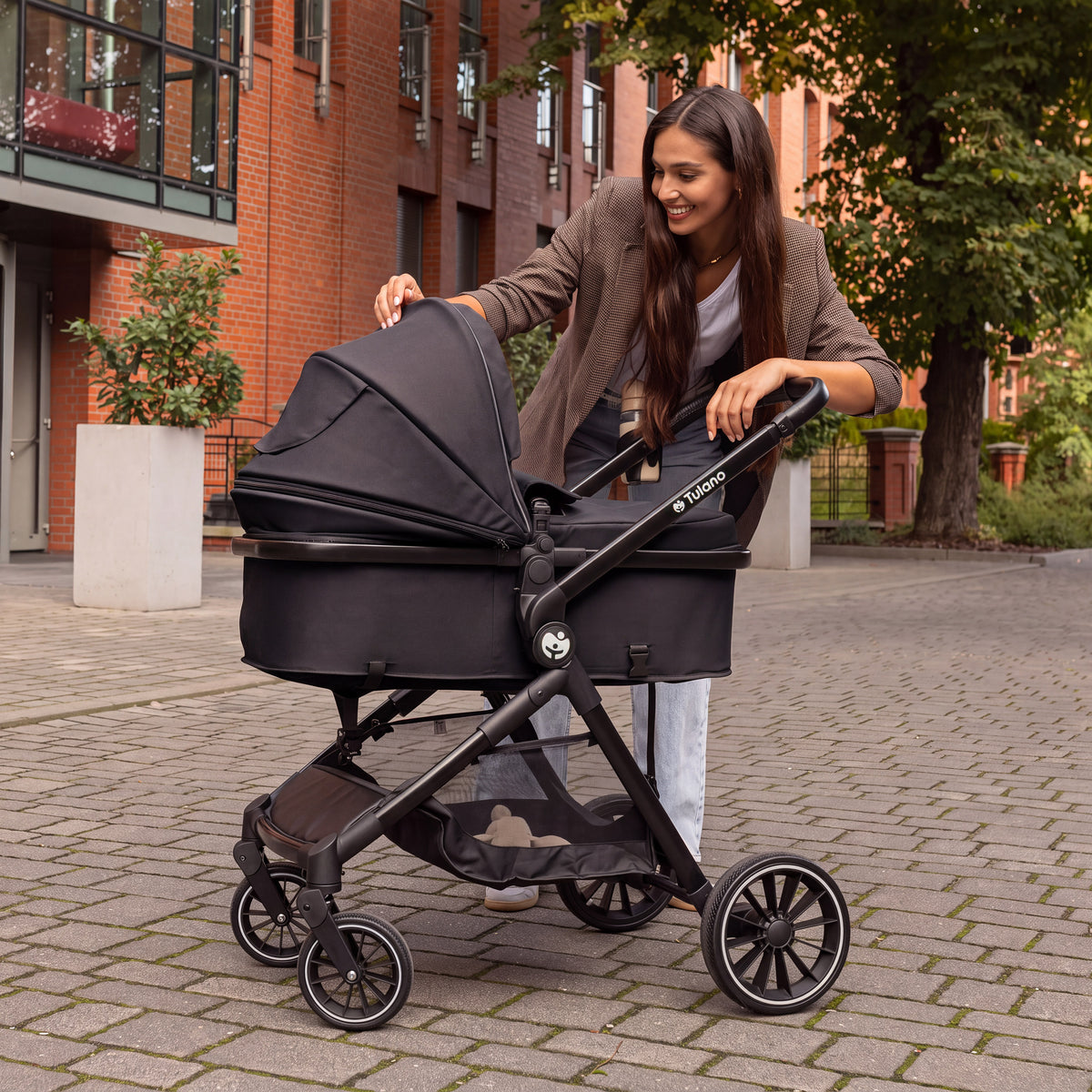 Multifunctionele 2-in-1 kinderwagen Toledo 35 Black