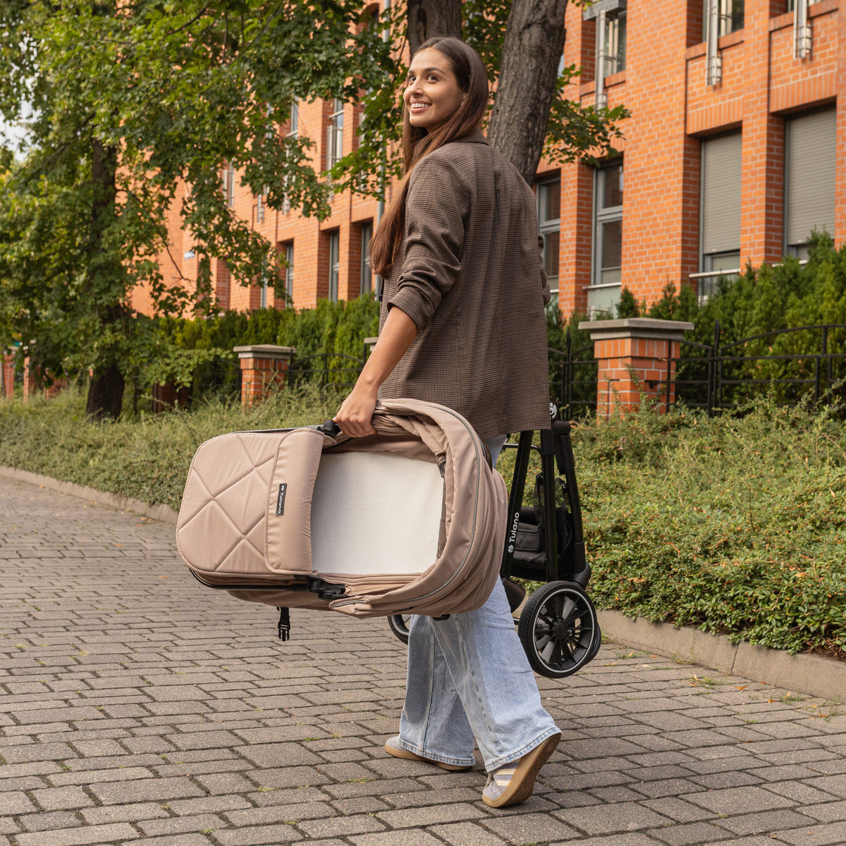 Multifunctionele 2-in-1 kinderwagen Toledo 35 Taupe