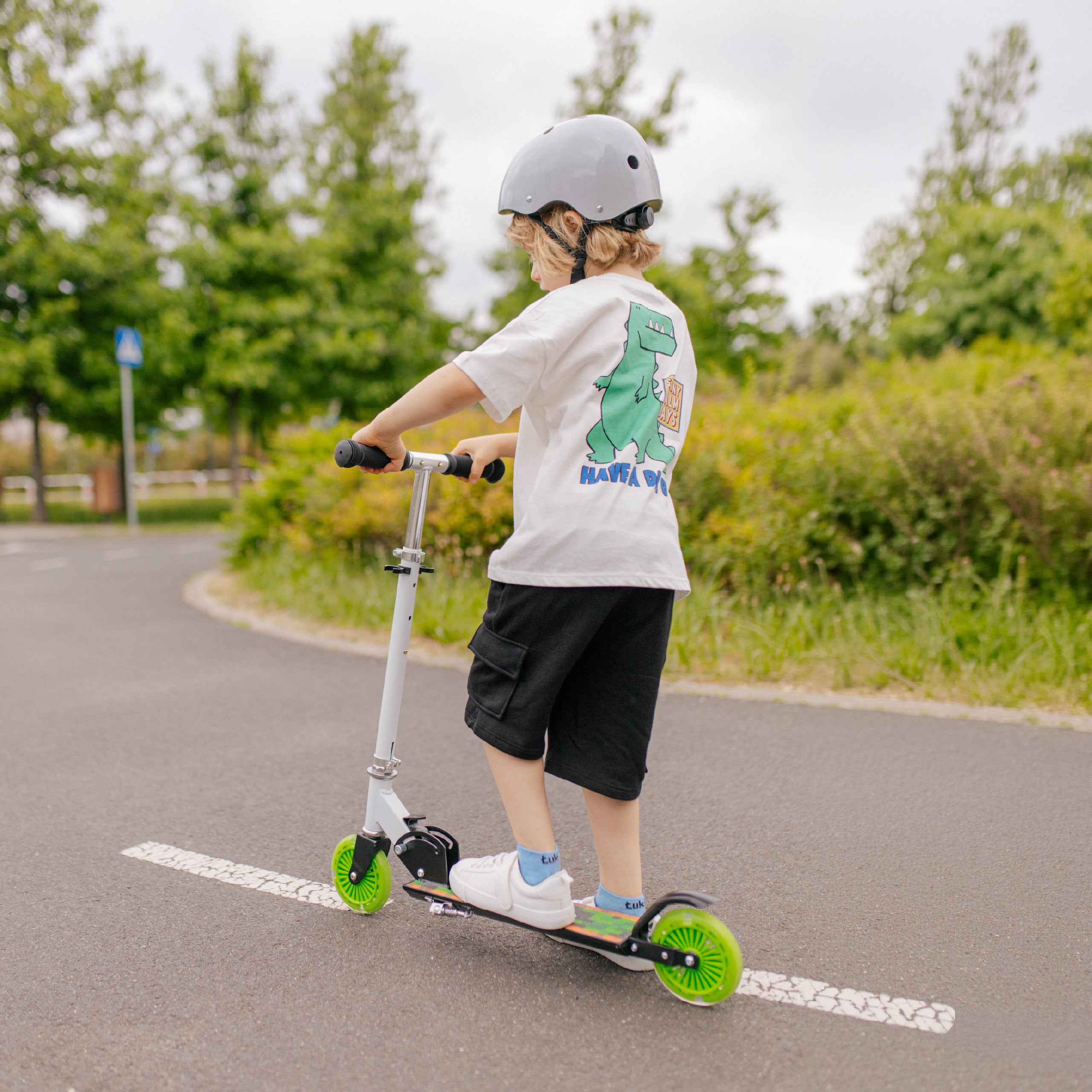 Tulano Zigzag 35 Groen kinderstep