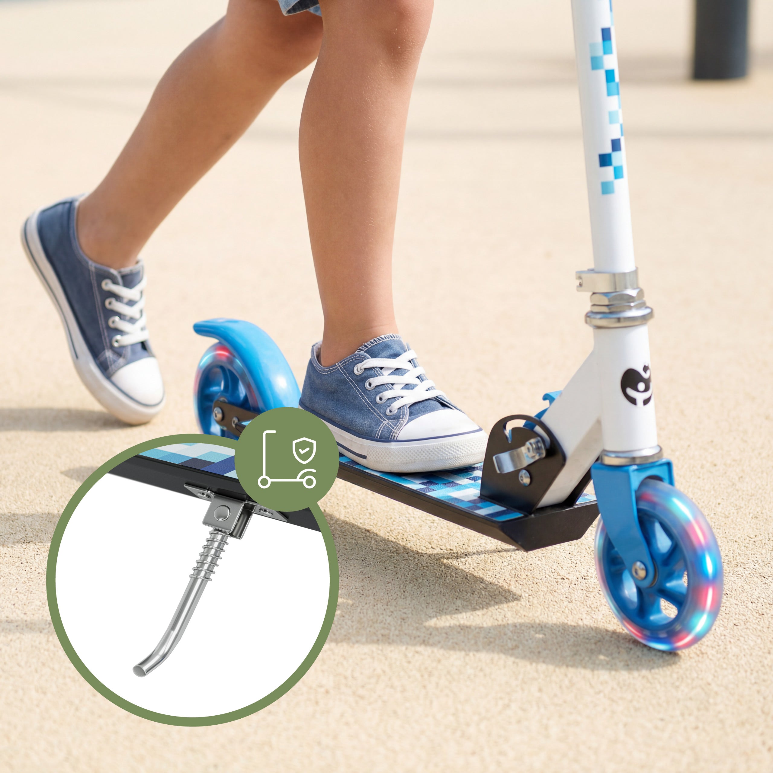 Tulano Zigzag 35 Blauw kinderstep