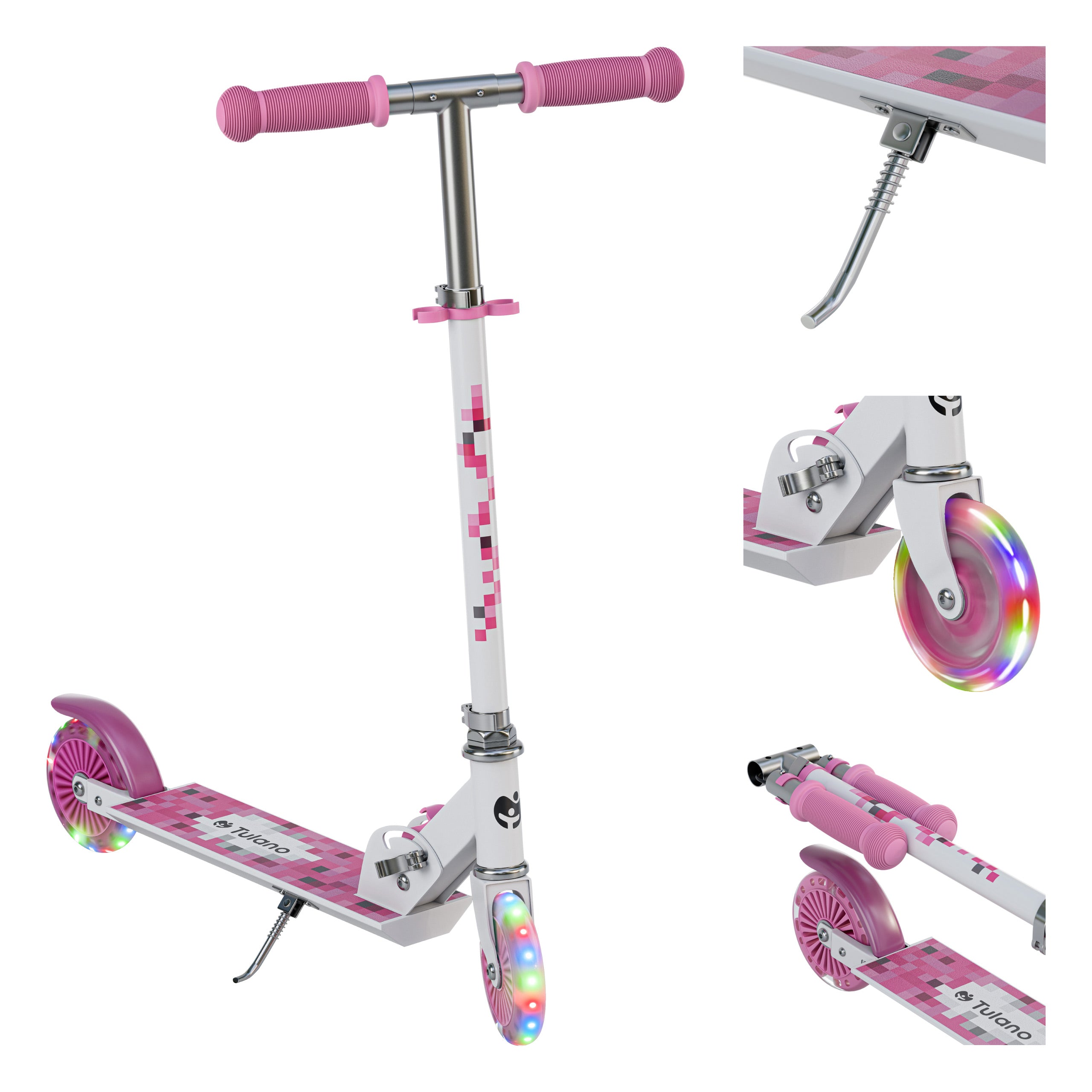 Tulano Zigzag 35 Roze kinderstep
