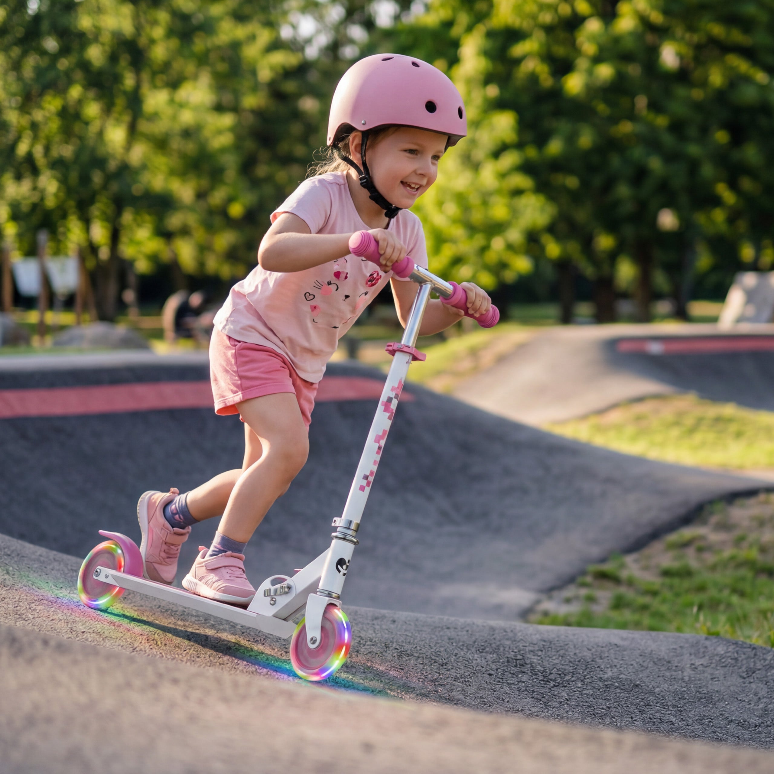 Tulano Zigzag 35 Roze kinderstep