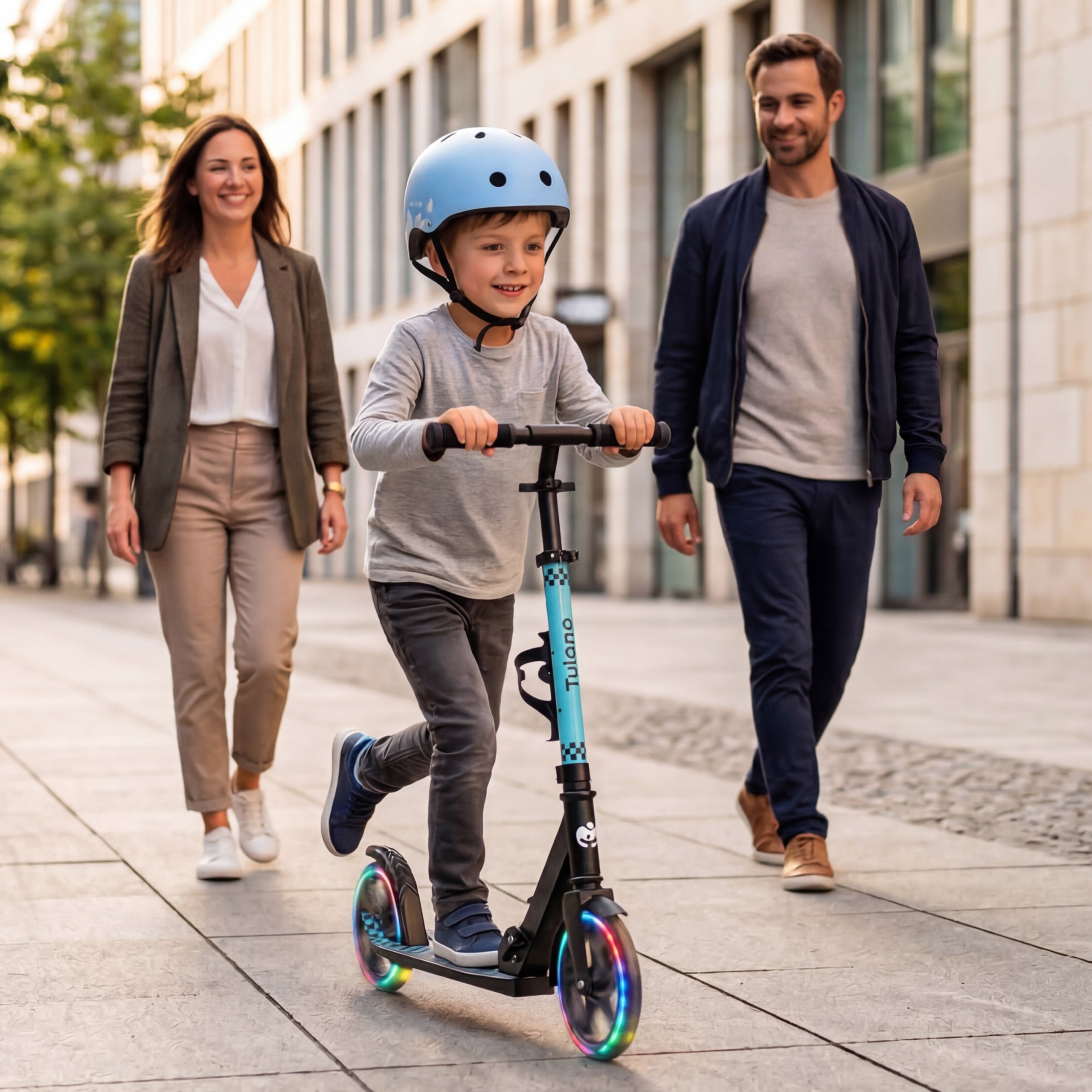 Tulano Zigzag 45 Blauw kinderstep