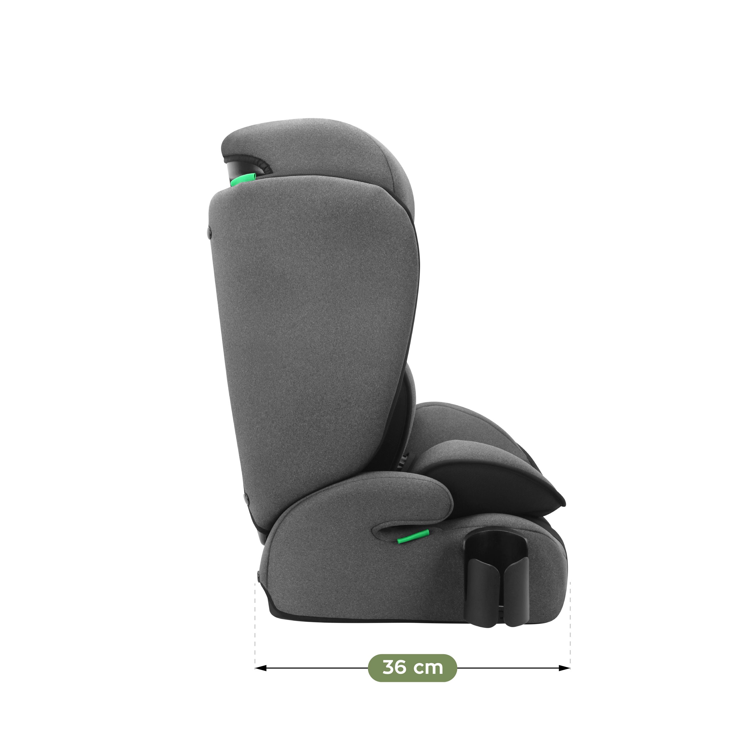 Tulano Zooma 25 Grijs - Zwart 76 -150cm I-Size autostoel